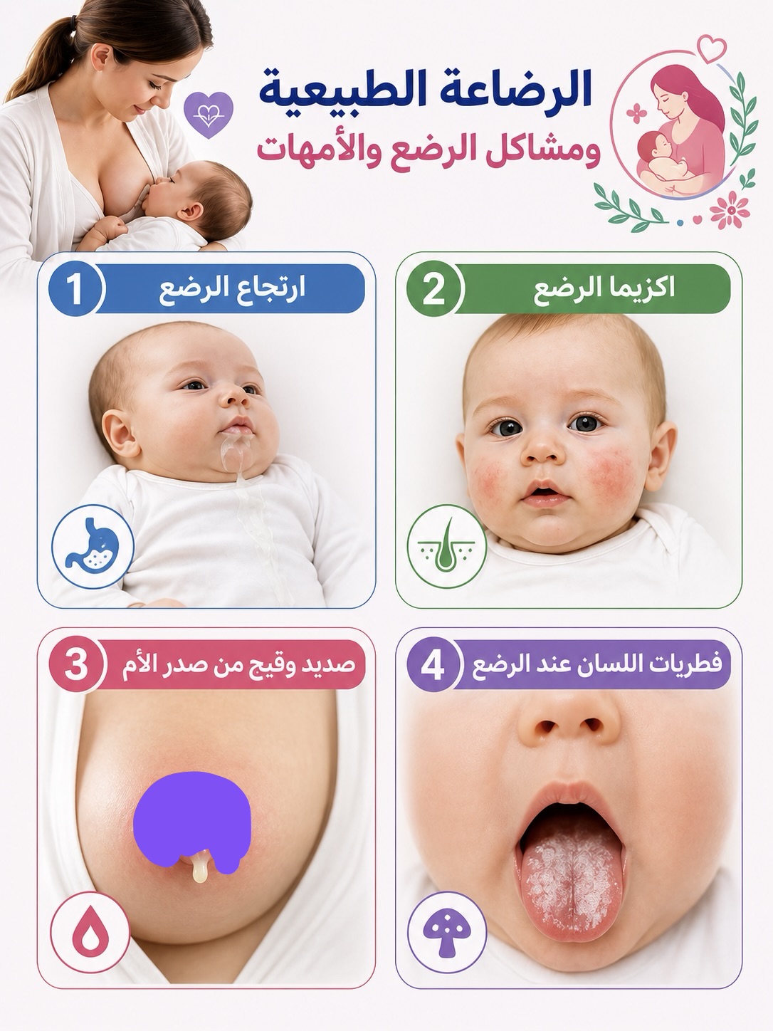 المرضعات ومشاكل الرضع