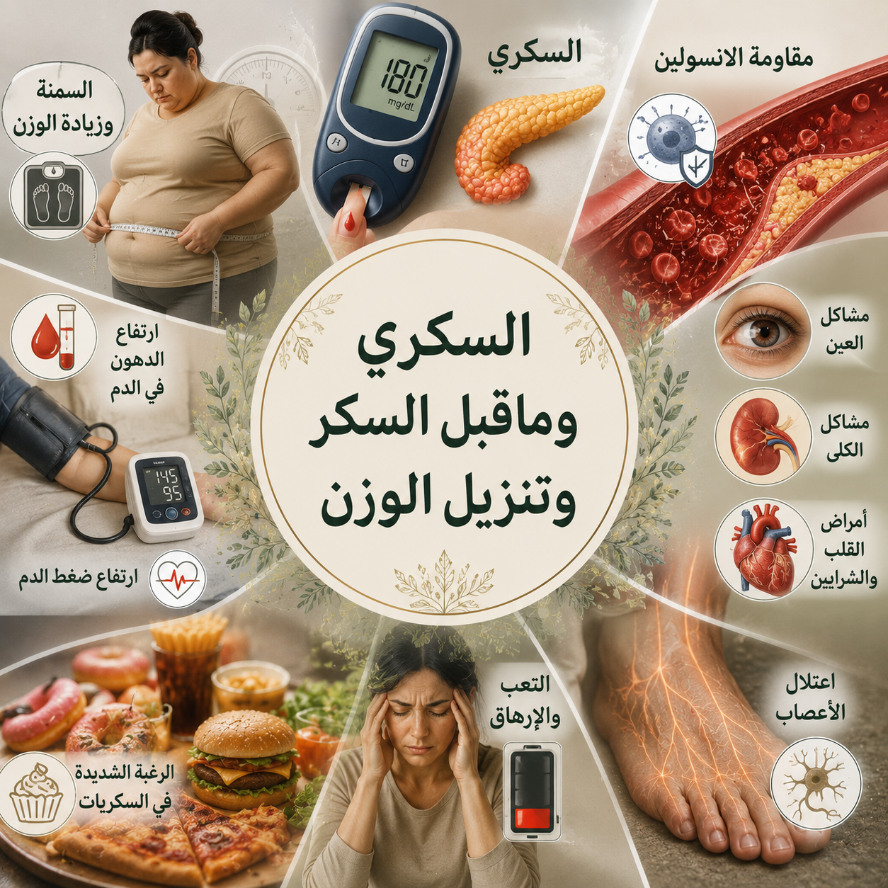 السكري وماقبل السكري ونزول الوزن