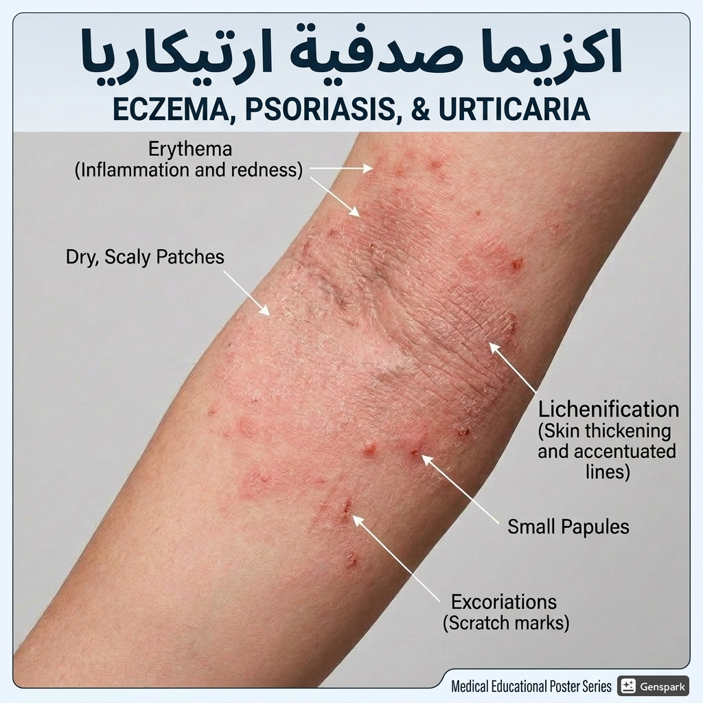 برنامج الاكزيما والصدفية والارتيكاريا